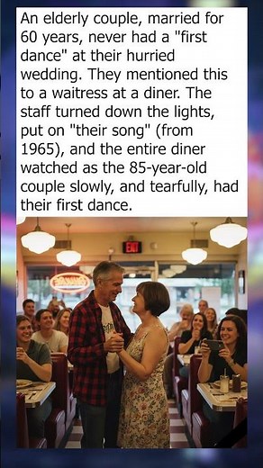 Couple's First Dance At 80