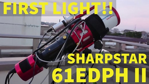 Sharpstar 61EDPH II First Light — Imaging the Crescent Nebula