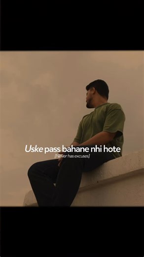 Nishant Chahar on Instagram: "Day 29/365 | Get your ass up and start working! Stop giving excuses. #excuses #growth #dreams #learning #journey"