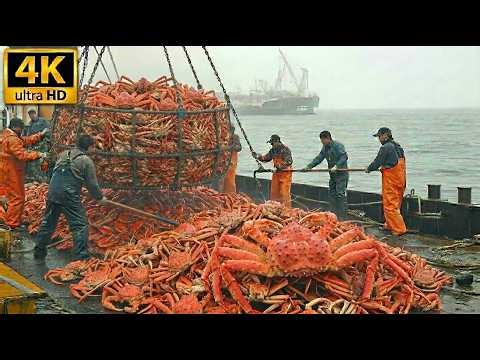 How Fishermen Can Make Up to $185,000 in 6 Days? | Giant Red Crab Fishing | Deep Sea Creatures
