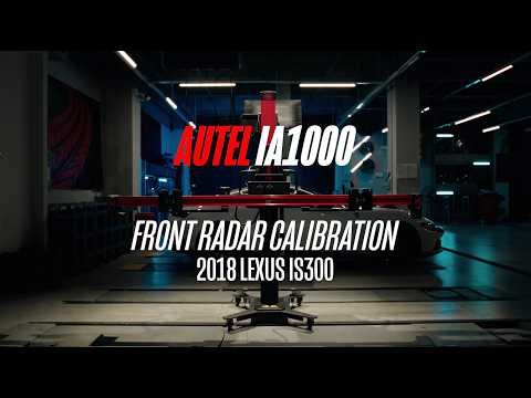 2018 Lexus IS300 Radar Calibration | Front Bumper ADAS Setup with Autel Ultra IA1000