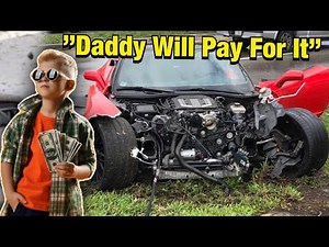 Rich Kid Crashes Corvette While On Test Drive!!! - Instagram Car Fails