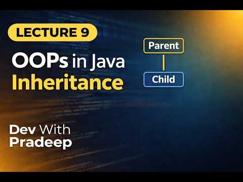 Object Oriented Programming part -1 | What is OOPs | Inheritance in Java