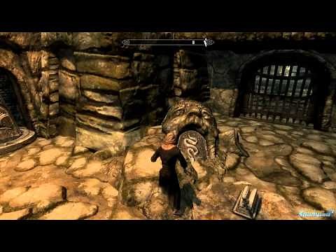 Skyrim Bleak Falls Barrow Pillar Puzzle Solution Video Tutorial