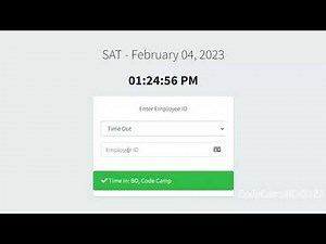 Employee Activity Attendance Management System in PHP || #code_Camp_BD #2023