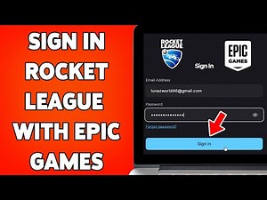 How To Sign In To Rocket League Account With Epic Games Account 2025 | Login Rocket League