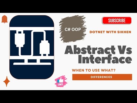 Abstract Vs Interface | When to use what? | C# Basic for Beginners | Learn C# Step by Step