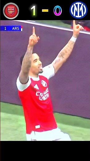 Inter Milan vs arsenal FC 1-3