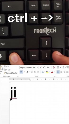 Cut and Paste Shortcut Keys in MS Word | Easy Keyboard Tricks for Beginners
