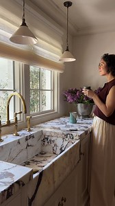 Beautiful morning light, at the touch of a button. ☀️ Learn more about PowerView Automation: https://hunter-douglas.visitlink.me/G8gwn4 [Seen here: Vignette Modern Roman Shades in Fabric: Rory, Color: All White​] | Hunter Douglas