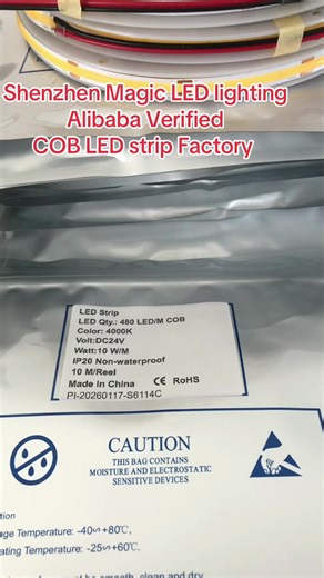 4000K COB LED Strip Lights from Shenzhen Magic