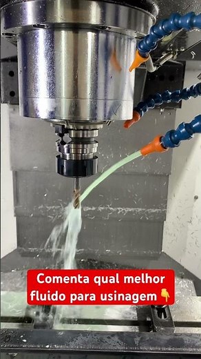 Comente qual melhor fluido para usinagem na sua opinião … #usinagem #cnc #tornocnc #tools