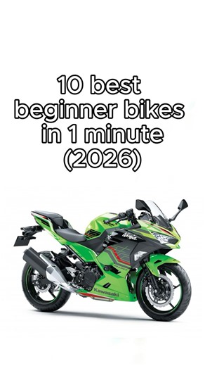 Best Beginner Motorcycles in 1 Minute