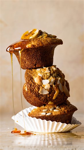 Hannah Lewry's banana-and-coconut muffins are freezer friendly and lunchbox approved. 🍌🥥 Find the recipe here: https://brnw.ch/21wYYMo | Woolworths TASTE Magazine