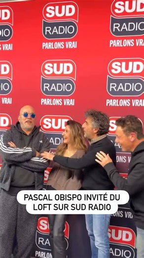 100% FANS - PASCAL OBISPO on Instagram: "📻@pascalobispo invité du Loft sur Sud Radio 🎶🎤 #pascalobispo #obispo #sudradio"