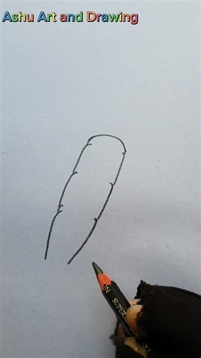 Easy Step by Step Carrot Drawing #drawing #art #easydrawing #reels #shorts