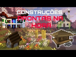 COMO COLOCAR CONSTRUÇÕES PRONTAS NO MINECRAFT!