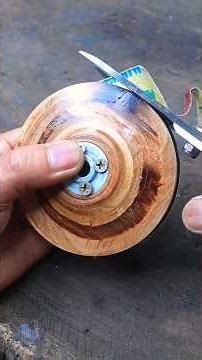 Make your own sanding wheel! DIY woodworking tool! #woodworking #tool #sanding #Make #DIY #shorts