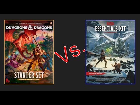 2025 D&D Starter Set Overview (Vs. Essentials Kit)
