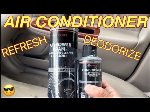 TOYOTA A/C REFRESHER KIT - How to Make your Toyota Air Conditioning System Smell Great Again.
