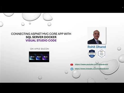 ASPNET MVC CORE App with SQL Server on MacOS VSCode