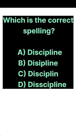 Correct Spelling Quiz 📝Spelling Challenge 🔥English Spelling Test ✅Choose the Correct Spelling