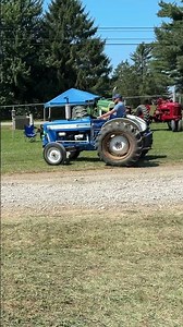 Tractors cruising at Georgetown, Ohio tractor show #shorts