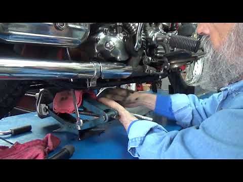 Adjusting Early Primary Belt Tension, Big Twin Harley Davidson