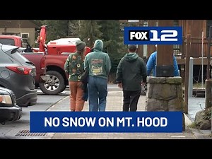 Mt. Hood ski resorts wait for snow as December brings bare slopes