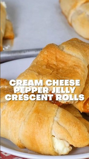 Sweet & Spicy 🌶️ Cream Cheese Pepper Jelly Crescent Rolls #12tomatoes #recipe
