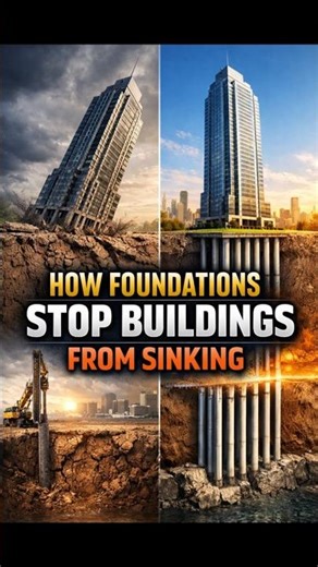 Weak Soil Can't Stop This Foundation Trick #Construction #Engineering #BuildingScience