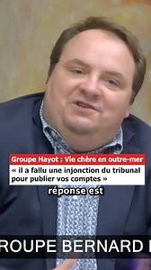 Groupe Hayot: Vie chère en outre-mer « il a fallu une injonction du tribunal pour publier vos comptes » 🗣️ audition de M. Stéphane Hayot, directeur général du groupe Bernard Hayot lors de la commission d'enquête sur les #aidespubliques aux #entreprises | Fabien Gay