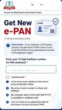 Instant pan card apply online 2026 | Pan Card 2.0 apply Online | E Pan Card kaise banayen #pancard