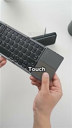 This iPhone-Sized Keyboard Unfolds Into a Full Desktop Setup