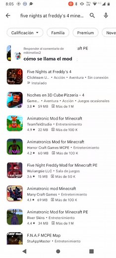 Mods de Five Nights at Freddy's para Minecraft