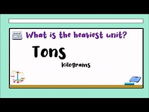 Units of MASS for KIDS (1st, 2nd, 3rd and 4th grade) 🐼