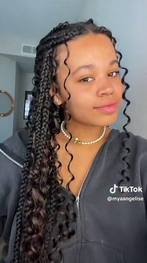 Trying Box braids on myself for the first time🥹 #boxbraids #fyp #foryoupage #viral