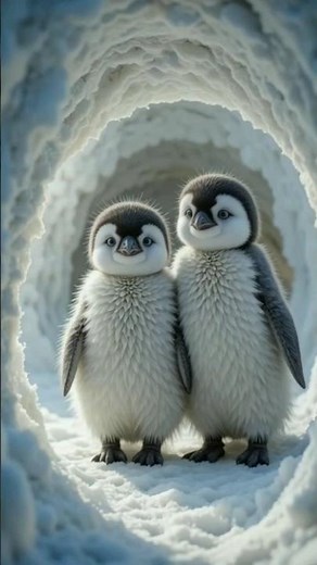 “Cutest Baby Penguins You’ll See Today 🐧❄️ #baby penguin ##cute animals