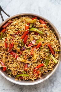 Vegetable Lo Mein - 6 ingredients!