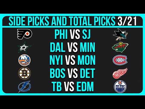 NHL Picks Today Saturday 3/21/26 | NHL Picks and Predictions | NHL Best Bets