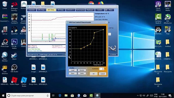 Controlar fans com Argus - Vejam!