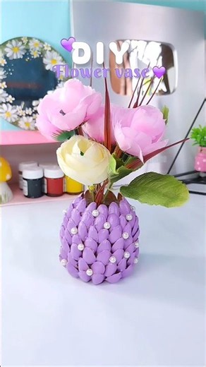 Diy flower vase #diy #youtubeshorts #craft