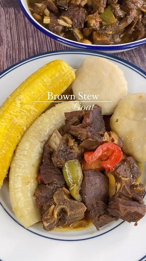 Have you ever tried Brown Stew Goat? I know a lot of people are used to enjoying curry goat, but brown stew goat is a gem! Sometimes you’re tired of the rice so boiled food is a nice option. Some green banana, plantain, & flour dumpling. Careful though all that starch….it’ll put you right to sleep🤣 . . . . #goatmeat #currygoat #jamaicanfood | The Cooking Nurse