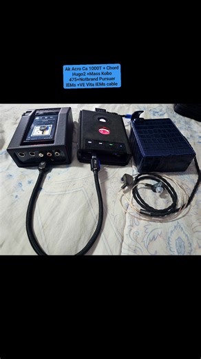 Ak Acro Ca 1000T Chord Hugo2 Mass Kobo 475 Notbrand Pursuer IEMs VE Vita IEMs cable | Rudiwidjaja Hartono
