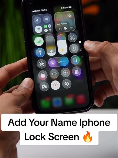 Add Your Name to iPhone Lock Screen 🔥