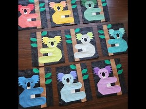 Parallel Process your Quilt Piecing for Complex Blocks - Koala Quilt by Elizabeth Hartman