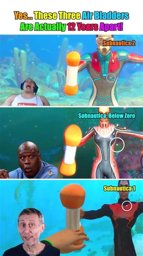 Yes... These Three Air Bladders Are Actually 12 Years Apart! #Subnautica2