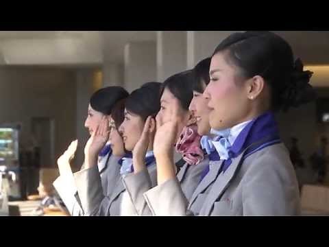 ANA成田～ブリュッセル線 就航記念式典