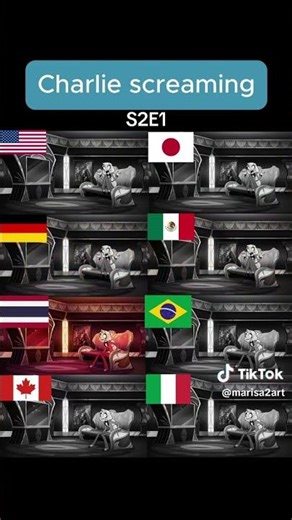 Charlie's Scream in Multiple Languages