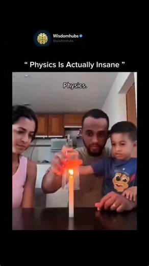 wisdomhubs on Instagram: "This post shows an 23-second montage of everyday physics moments-from electrostatic spoons sticking together, to liquid eruptions, to spinning illusions that break your brain-all stitched under the simple caption "Physics are amazing," turning ordinary forces into pure visual magic. It taps into the viral wave of "physics but satisfying" reels, where familiar objects behave in ways that feel impossible until you remember the rules of electrostatics, fluid dynamics, and 